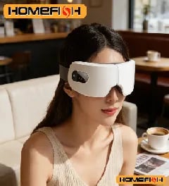 블루투스 온열 압박 스팀 눈 마사지기 ($10/무료)
