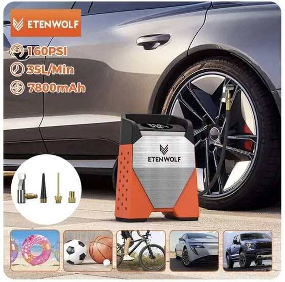 쿠폰리필 특가) 에어펌프 ETENWOLF S3($27.8) V3($23.7)