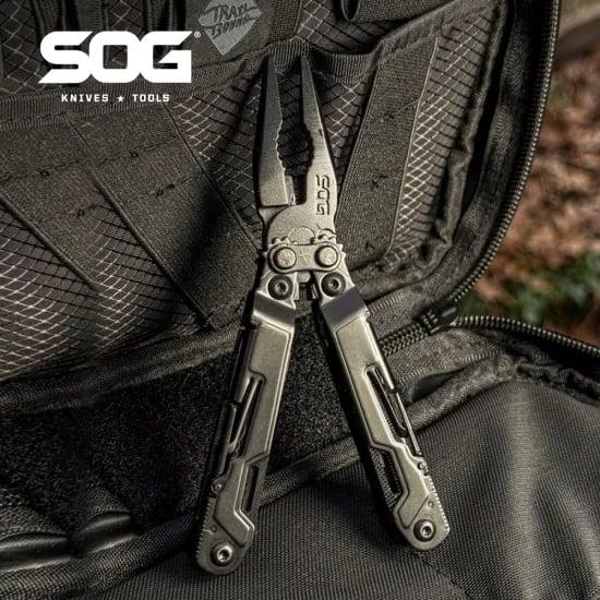 SOG PowerPint 18-in-1 전술 멀티툴 접이식 펜치 및 칼 포함