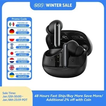 QCY Melobuds N70 (25) C50 ($18) C30S ($18) H3S 헤드폰 ($21)