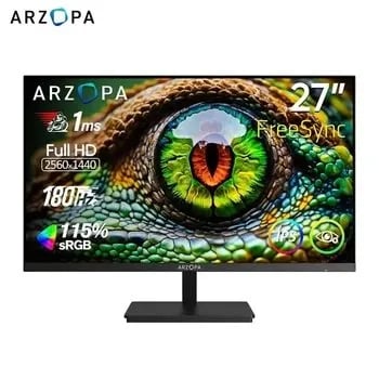 ARZOPA 27" QHD 2K 게이밍 모니터($88), 삼성 오디세이 G4 25인치 피봇 모니터(254,210원)/무료