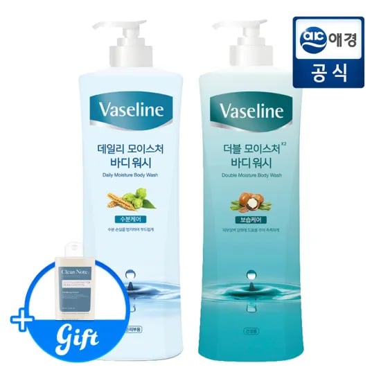 바세린 촉촉한 바디워시 800ml * 2개+바디워시 180ml 증정(7,115원/무료)