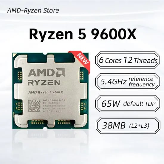 라이젠 9600x (124.07달라)