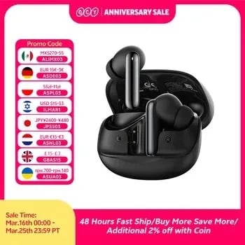 QCY Melobuds N50($4), N60($20), C30($15), C50($186)/무료1