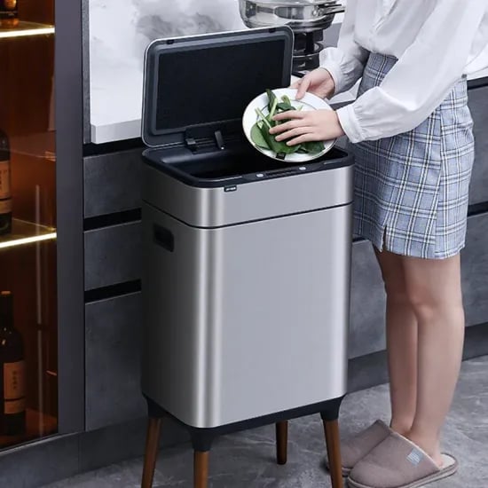 스마트 센서 휴지통 20L 디스플레이 타입-C 충전