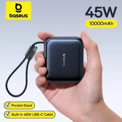 베이스어스 45W 미니 파워뱅크 10000mAh 19.10달러 베이스어스 마그네틱 파워뱅크 10000mAh PD 27W 18.37달러