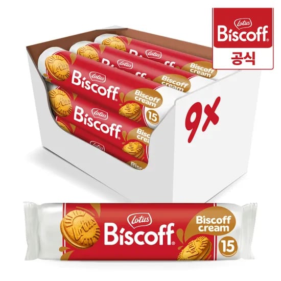 로투스 비스코프 샌드 비스코프크림 110g 9개