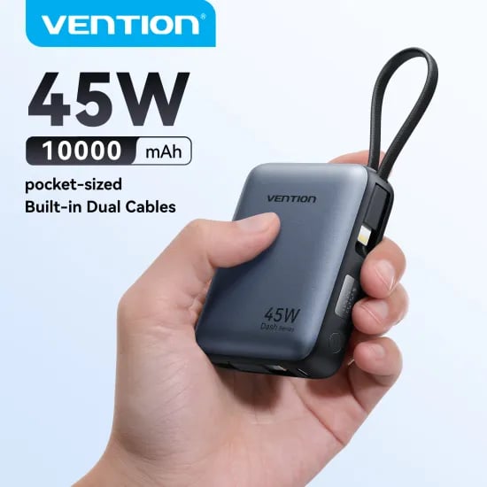 Vention 45W 10000mAh 보조배터리