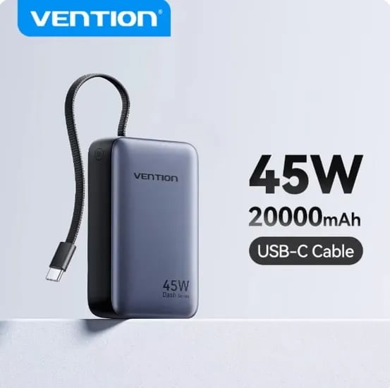 벤션 22.5w 10000mAh 미니 보조배터리($8.13) 45W 20000mAh($15.59/무료) 등