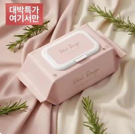 쁘띠루쥬 프리미엄 엠보싱 초순수 아기 물티슈 72매 10팩(8,402원/무료)