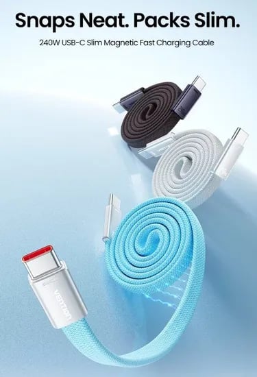 convection 240W 마그네틱 USB C 케이블 외 다양, 수량 20m
