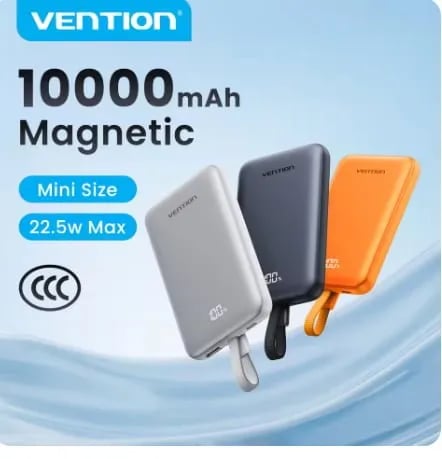 Vention 마그네틱 파워뱅크 22.5W 10000mAh 외 다양 1개