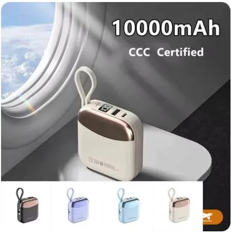CCC 인증 휴대용 보조배터리 10000mAh 22.5W 외 다양, 총 5개