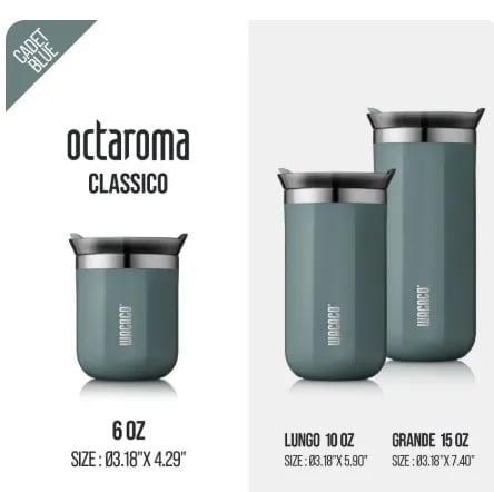 WACACO Octaroma 이중벽 스테인레스 스틸 텀블러