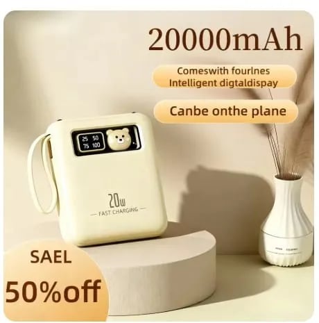 미니 만화 디자인 보조배터리 20000mAh CCC인증