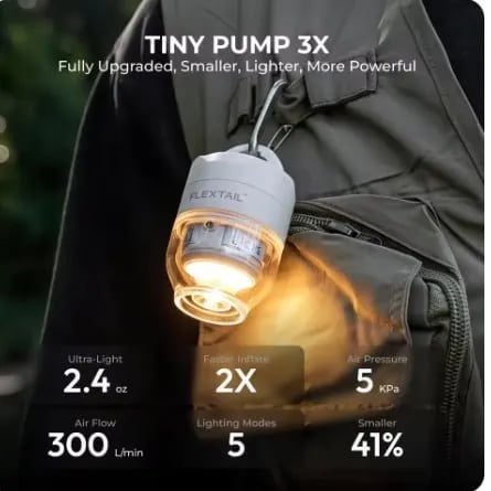 FLEXTAIL TINY PUMP 3X 휴대용 에어펌프