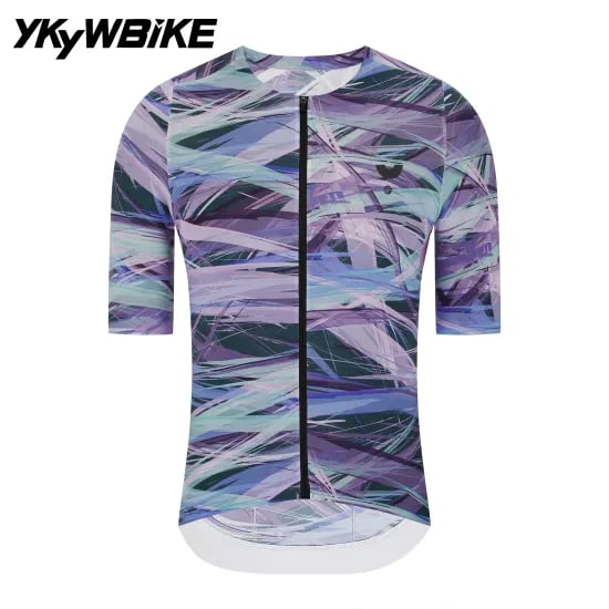 YKYWBIKE 남성용 사이클링 저지 슬림핏 반팔 ($15.81/무료)