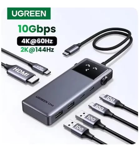 UGREEN Uno 8-in-1 USB C 멀티 허브 ($22.16/무료)