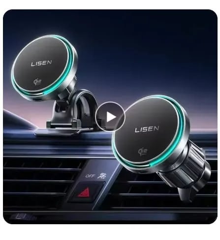 LISEN 25W 고속 충전 차량용 충전기 (냉각 팬 포함)