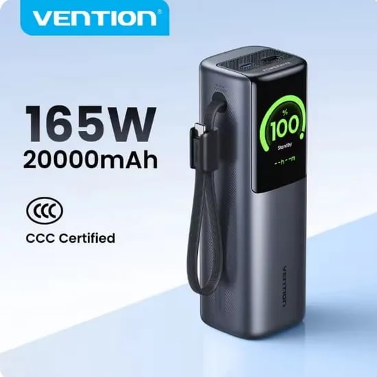 벤션 165W 파워뱅크 20000mAh 29달러