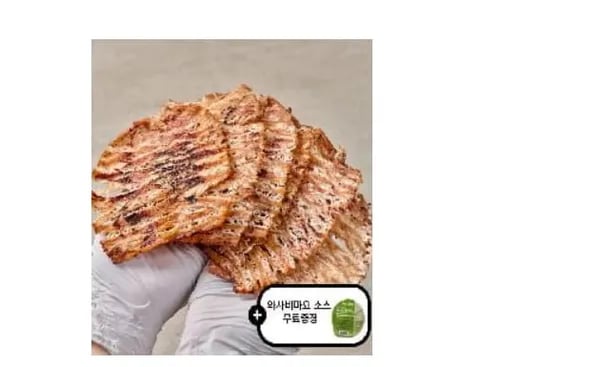 몸통오징어 맥반석구이 50g+청양마요(7,557원), 아귀꼬리포 250g~280g내외 [총 5~8미](9,449원)무배1