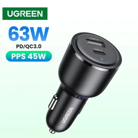 UGREEN 63W 차량용 충전기($6.21/무료)