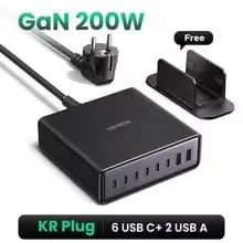 유그린 100W GaN KR플러그 충전기($23), 160W($28), 200W($34)