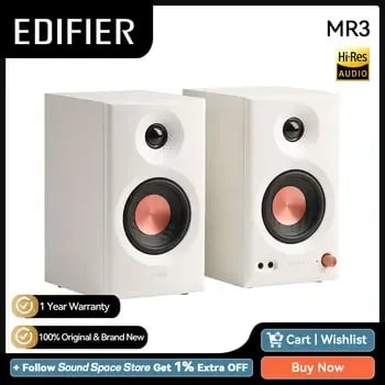 에디파이어 MR3($45), MR4 MKII($91), T5s 서브우퍼($76), QR30($54), M60($70), MR5($103), MR4($46), M90($122)
