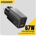 한국플러그 Essager 67W GaN USB 타입 C 충전기 ($9.0/무료)3