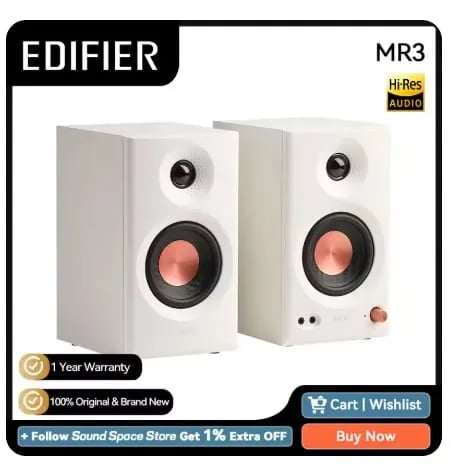 에디파이어 MR3 2.0 모니터 스피커($38.02), MR5 2.0 모니터 스피커($94.28)무배
