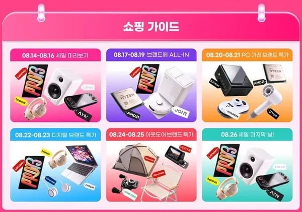 레노버 샤오신패드 프로13, JONR 로봇청소기, 에디파이어 스피커, 미니PC, 빅미 전자책 리더, 키보드, 마우스, 충전기, 청소기, 제습기, 선풍기, 이어폰, 레드미워치, WX242, 마이크