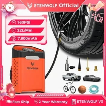 미지아 차량용 무선 청소기 ($34) WORX WU139.1 무선 전동드릴 ($41)  ETENWOLF 에어펌프 S3 ($8) / 무료2
