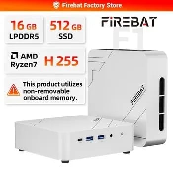 미니PC FIREBAT R3 7430U 16G 512G ($216)