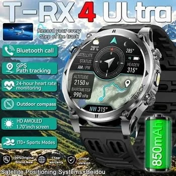 T-RX 4 울트라 아웃도어 스마트워치 1.7인치