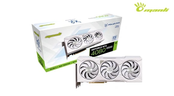MANLI RTX 4080 SUPER Polar Fox 외 3종