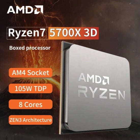 AMD Ryzen7 5700X3D ($147.32/무료)