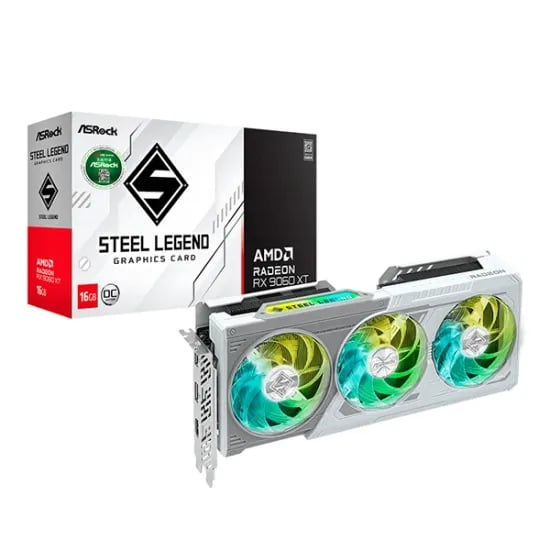 애즈락 라데온 RX 9060 XT 스틸레전드 D6 16GB 그래픽카드 대원CTS (후기 이벤트1.5만 참여시 최종 체감가 520,731원)