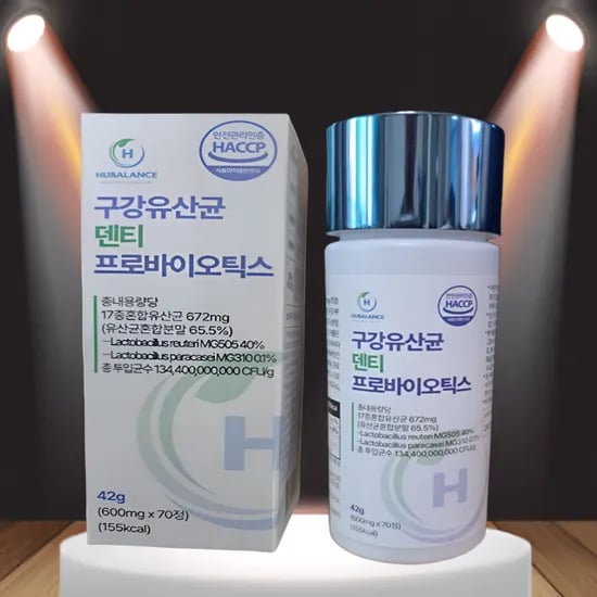 구강유산균 애플민트 70정