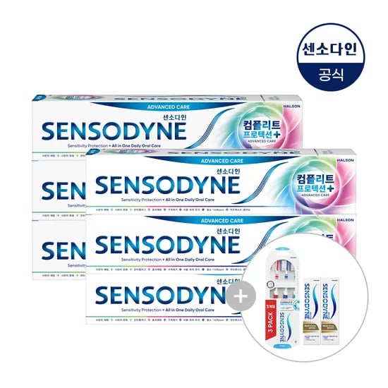 센소다인 컴플리트 프로텍션 플러스 치약 100g 6개 (27,490원/무료)
