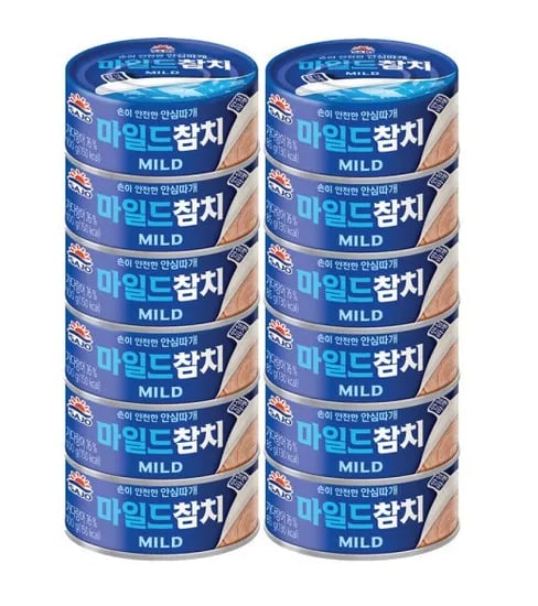 사조 마일드참치 12입 (100gx6+85gx6)