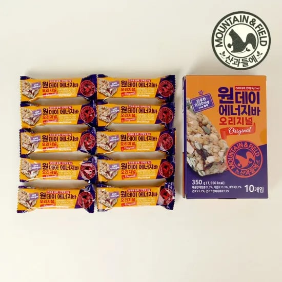 산과들에 원데이에너지바 오리지널 10개세트x3 (총 30개)