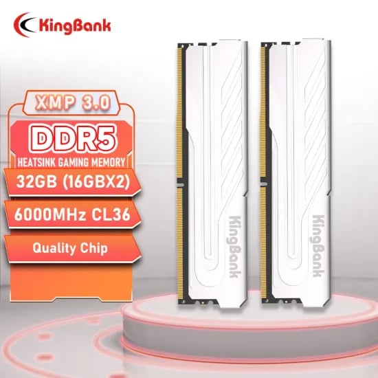 킹뱅크 램 32G 6,000MHz 화이트/블랙 외 4종