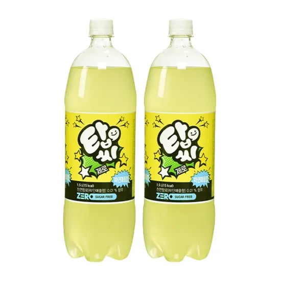 탑씨제로파인애플 1.5L*12PET 과일 탄산음료