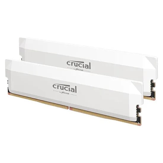 Crucial Pro DDR5 RAM 64GB 키트 (2x32GB) 6400MHz CL40 화이트