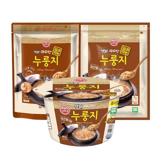 오뚜기 옛날 구수한 누룽지(용기) 60g 16개