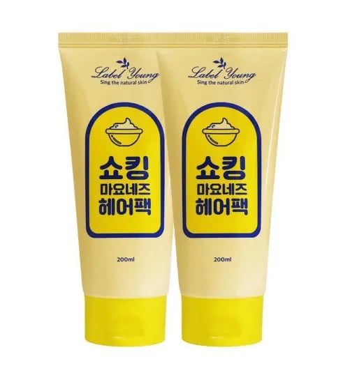 쇼킹 마요네즈 헤어케어 헤어팩 머리영양팩 1+1 고농축 단백질/손상모에 윤기영양부여
