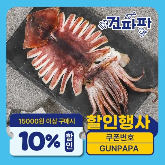 파파 맛있는 건어물 간식 주전부리 숏다리 오다리 100g+100g