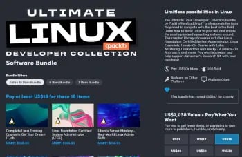 ULTIMATE LINUX DEVELOPER COLLECTION Software Bundle