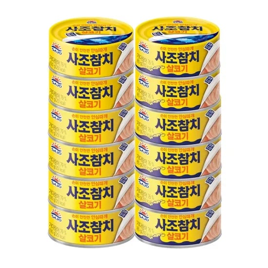 사조 살코기참치 100g 12개+85g 12개 총24개