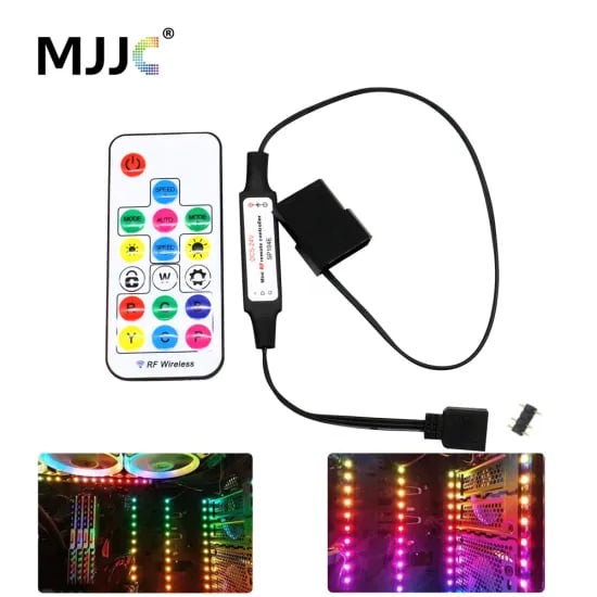5V 3Pin  RGB LED 컨트롤러 (SATA 전원)